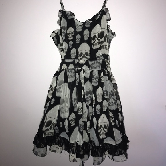 Hot Topic Dresses & Skirts - Cute skull dress from Hot Topic! Only worn once!